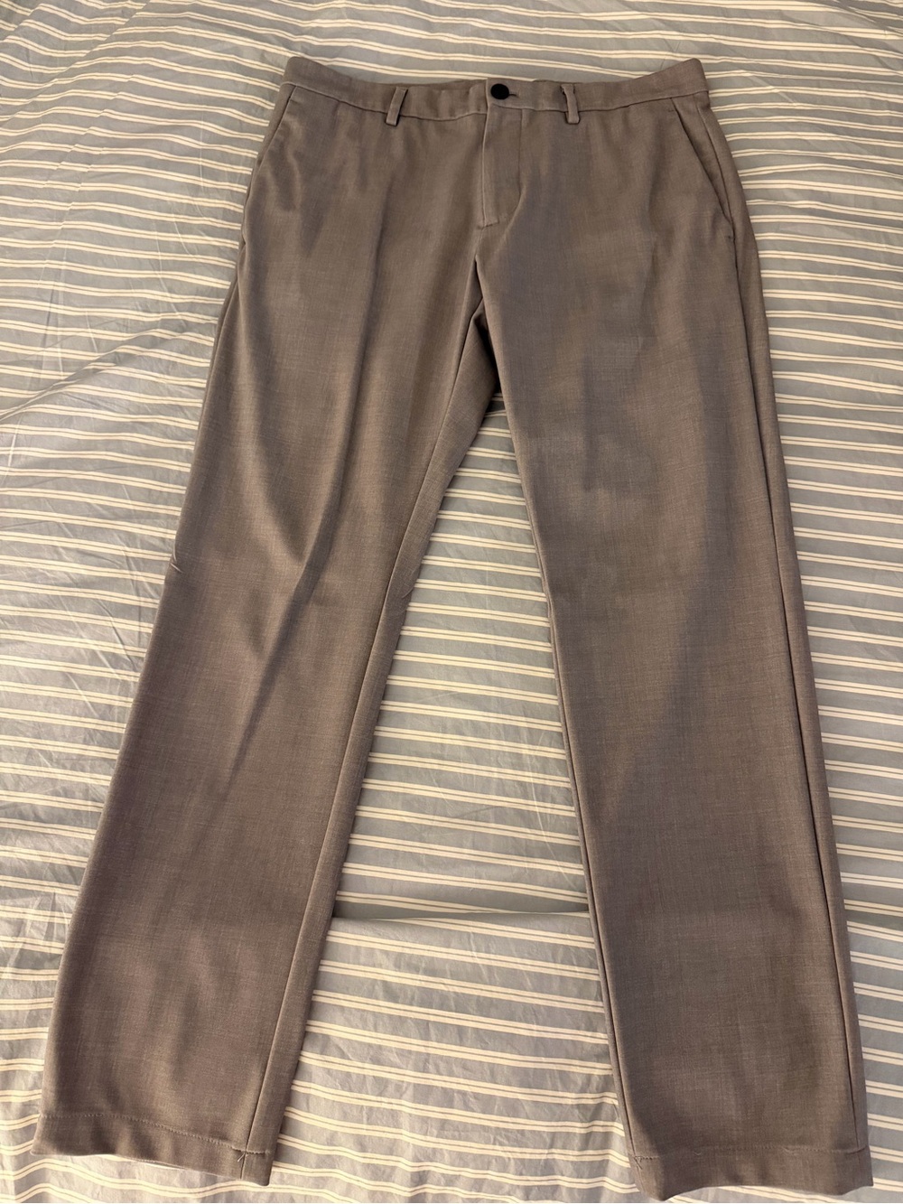 Theory Men’s Zaine Pant in Precision Point Heather Grey Size 32x32